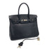 HERMES BIRKIN 30 BLACK VACHE LIEGEE HAND BAG □J SHW 90274836 - PURPOSE
