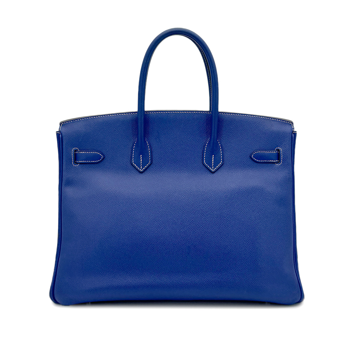 HERMES CANDY BIRKIN 35 BLUE ELECTRIC MYKONOS VEAU EPSOM HAND BAG □O SHW 90274839