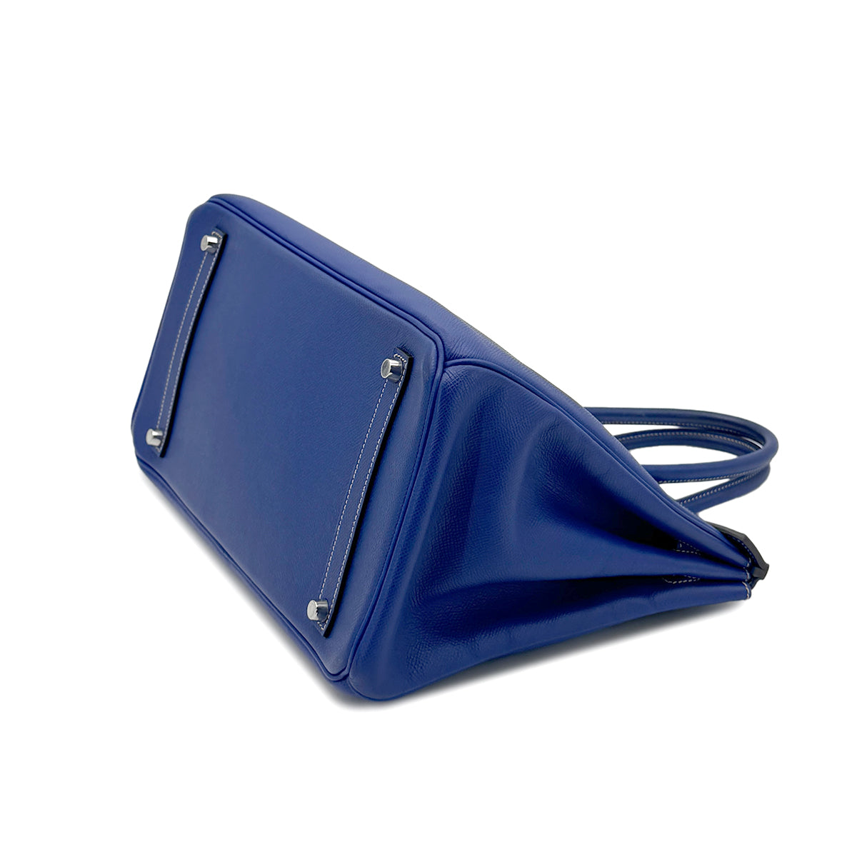 HERMES CANDY BIRKIN 35 BLUE ELECTRIC MYKONOS VEAU EPSOM HAND BAG □O SHW 90274839