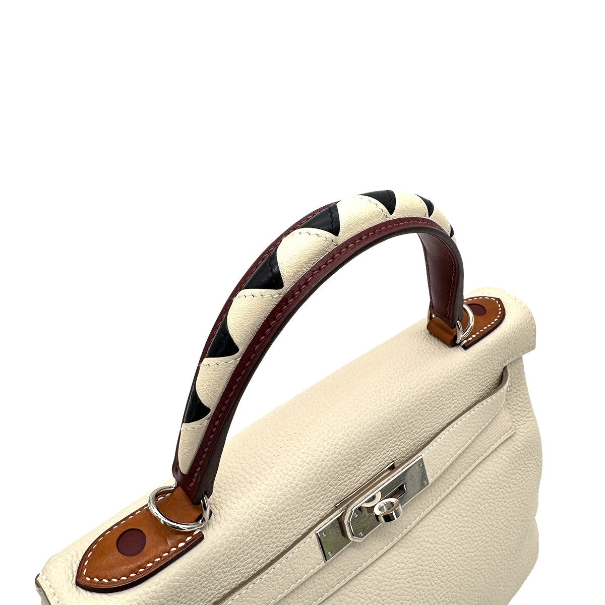 HERMES KELLY 28 GALOP RETOURNE CRAIE TAURILLON CLEMENCE HAND SHOULDER BAG A SHW 90274846