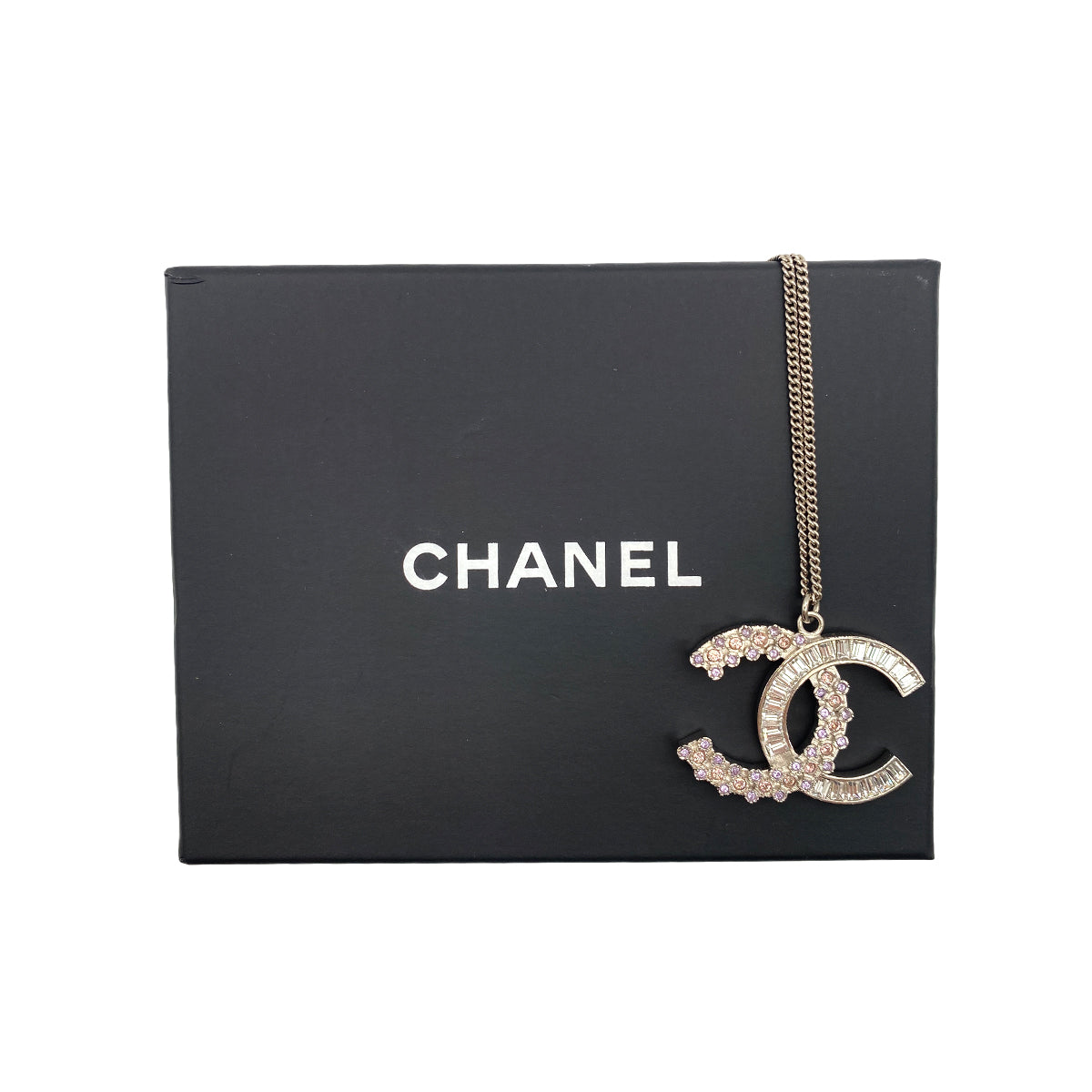CHANEL NECKLACE COCOMARK RHINESTONE ACCESSORY B18P 90274865