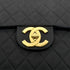 CHANEL VINTAGE MAXI MATELASSE 34 CHAIN SHOULDER BAG BLACK COTTON 90275022 - PURPOSE