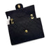 CHANEL VINTAGE MAXI MATELASSE 34 CHAIN SHOULDER BAG BLACK COTTON 90275022 - PURPOSE