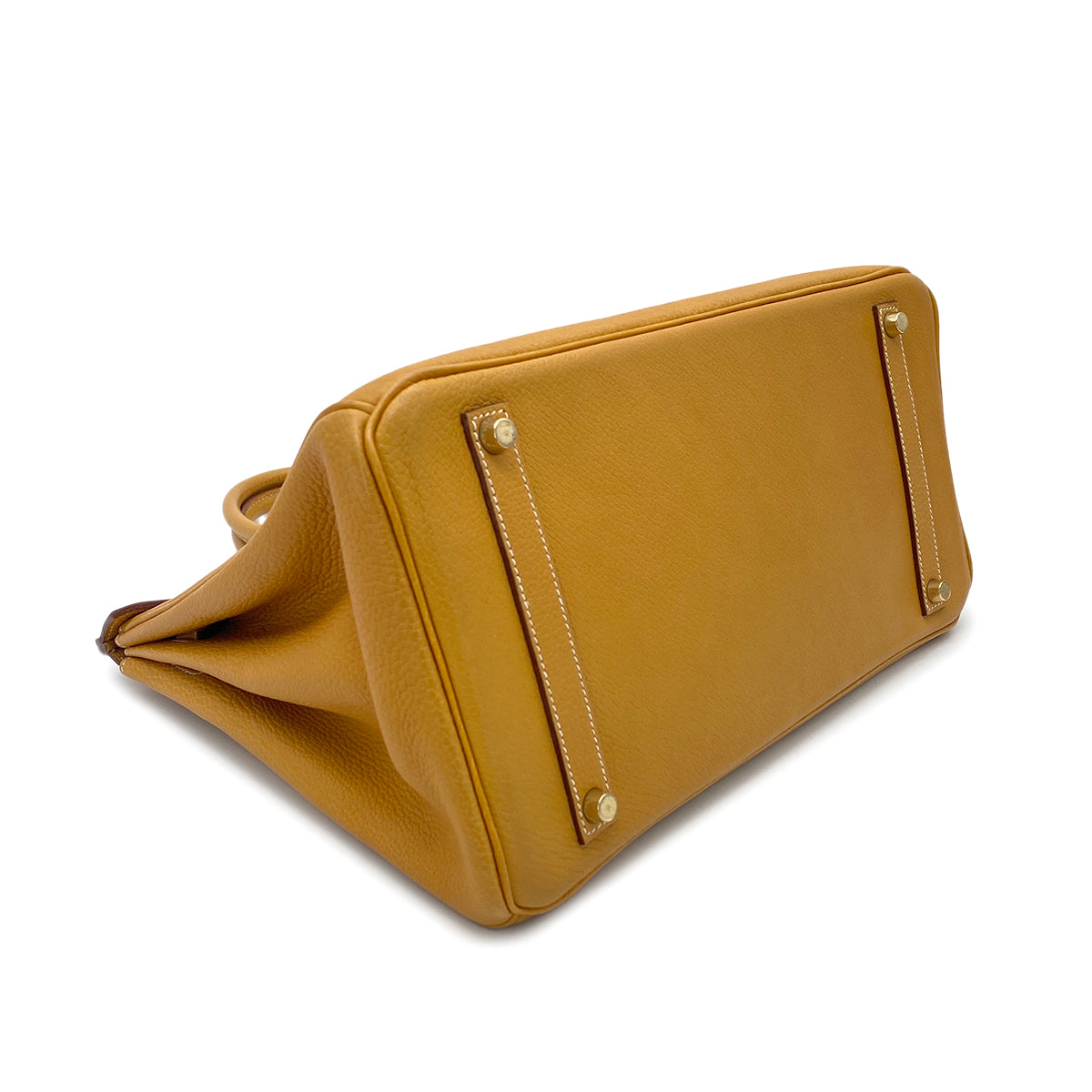 HERMES BIRKIN 35 NATUREL SABLE TOGO HAND BAG □C GHW 90275028