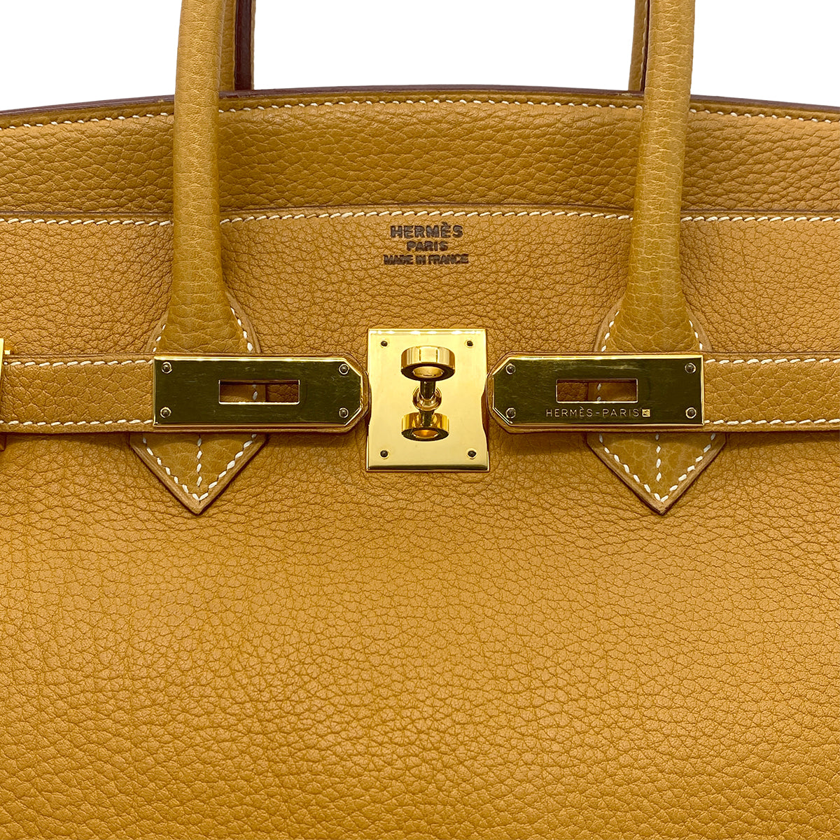 HERMES BIRKIN 35 NATUREL SABLE TOGO HAND BAG □C GHW 90275028