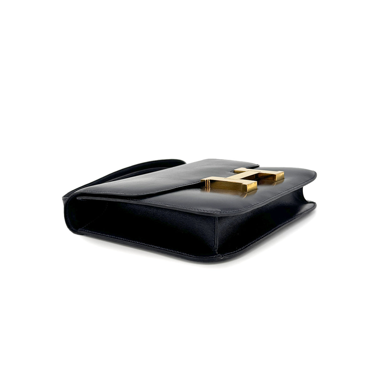 HERMES CONSTANCE 23 BLUE INDGO BOXCALF HAND BAG 90275029