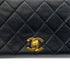 CHANEL VINTAGE FULL FLAP CHAIN SHOULDER BAG BLACK LAMB SKIN 90275036 - PURPOSE