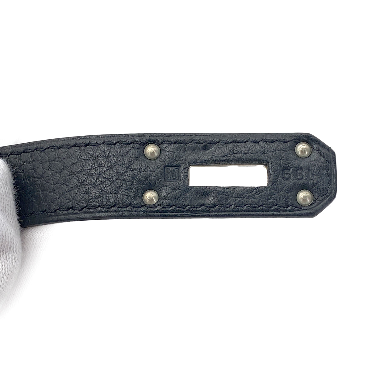 HERMES KELLY FRINGE RETOURNE BLACK TAURILLON CLEMENCE  HAND BAG □M SHW 90275039