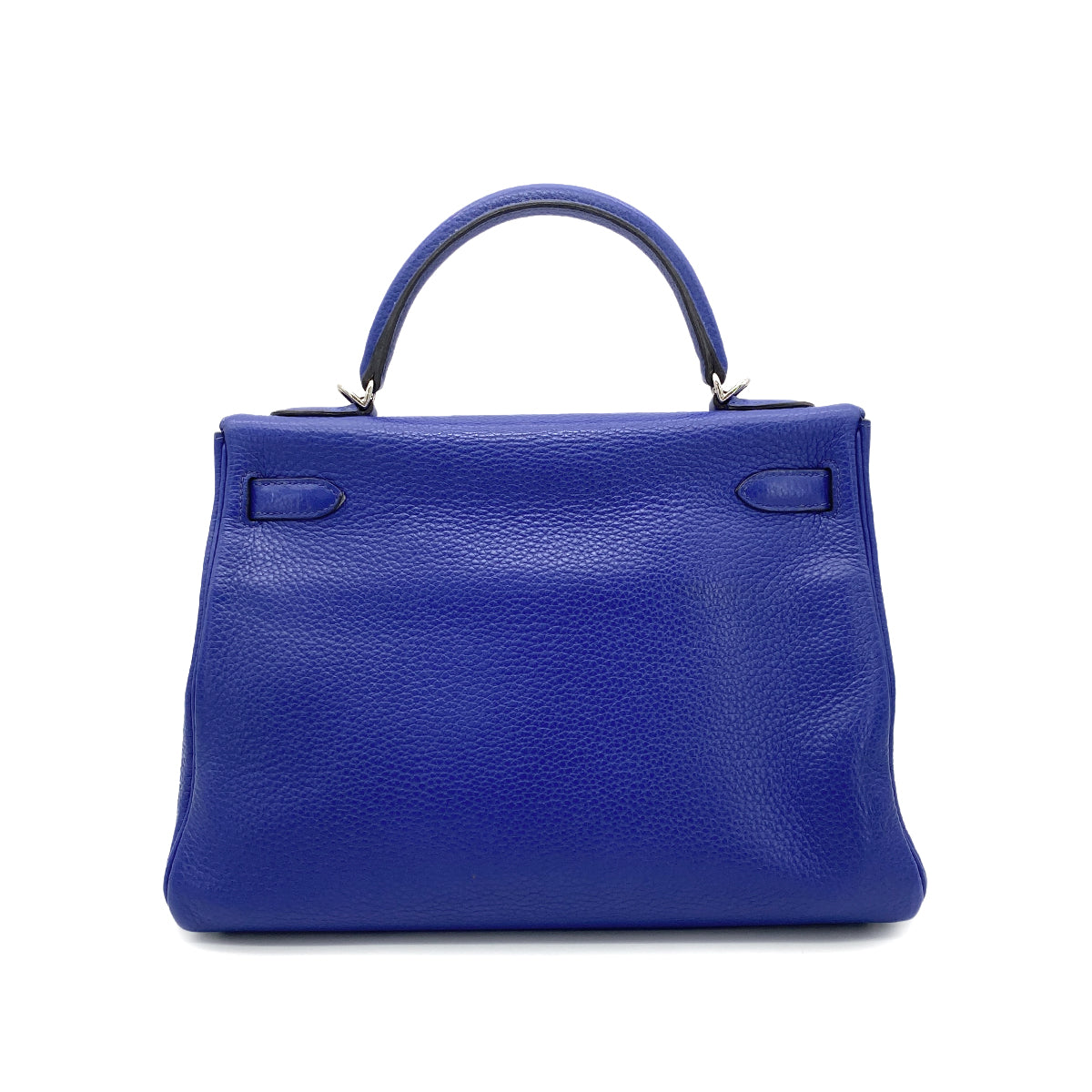 HERMES KELLY 32 RETOURNE BLUE ELECTRIC TAURILLON CLEMENCE HAND SHOULDER BAG □R 90275142