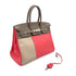HERMES BIRKIN CASAQUE 35 ROSE JAIPUR ARGILE ETOUPE TAURILLON CLEMENCE SWIFT HAND BAG □P SHW 90275152 - PURPOSE