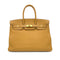 HERMES BIRKIN 35 NATUREL SABLE TAURILLON CLEMENCE HAND BAG T GHW 90275153 - PURPOSE