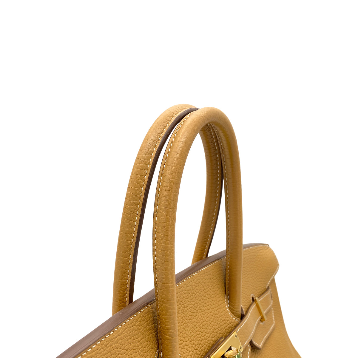 HERMES BIRKIN 35 NATUREL SABLE TAURILLON CLEMENCE HAND BAG T GHW 90275153