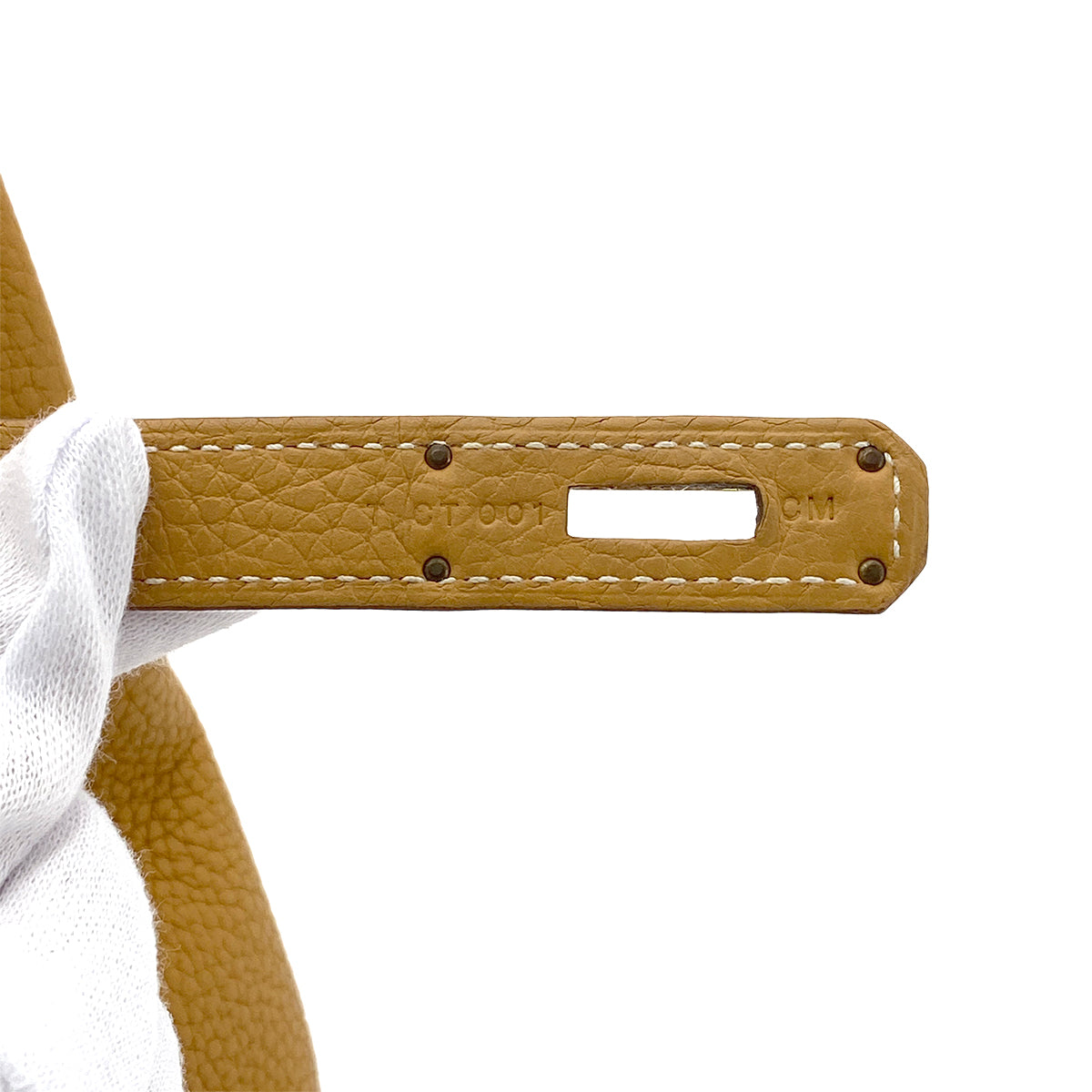 HERMES BIRKIN 35 NATUREL SABLE TAURILLON CLEMENCE HAND BAG T GHW 90275153