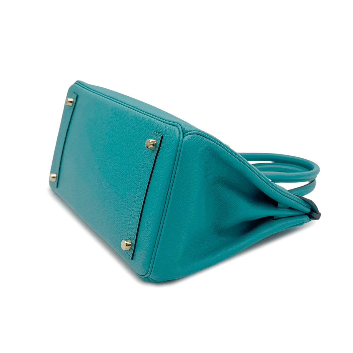 HERMES BIRKIN 30 BLEU PAON EPSOM HAND BAG X GHW 90275155