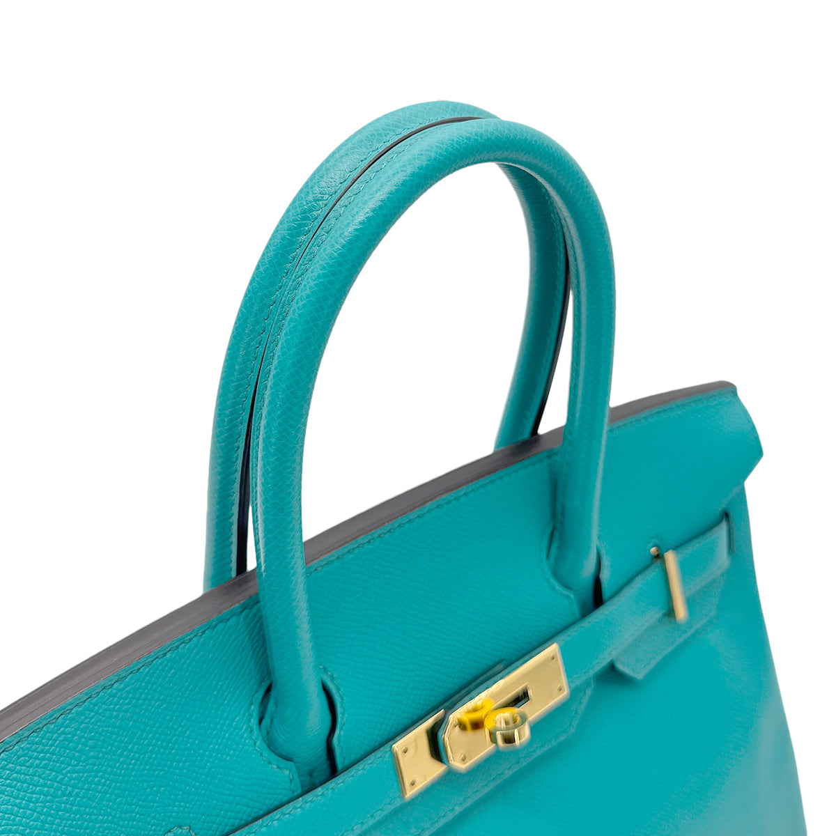 HERMES BIRKIN 30 BLEU PAON EPSOM HAND BAG X GHW 90275155