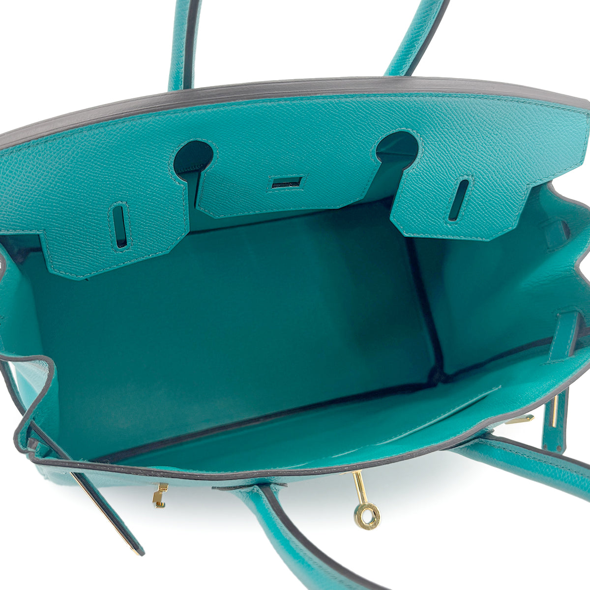 HERMES BIRKIN 30 BLEU PAON EPSOM HAND BAG X GHW 90275155