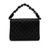 CHANEL VINTAGE MATELASSE CHAIN HAND BAG BLACK LEATHER 90275159 - PURPOSE