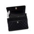 CHANEL VINTAGE MATELASSE CHAIN HAND BAG BLACK LEATHER 90275159 - PURPOSE