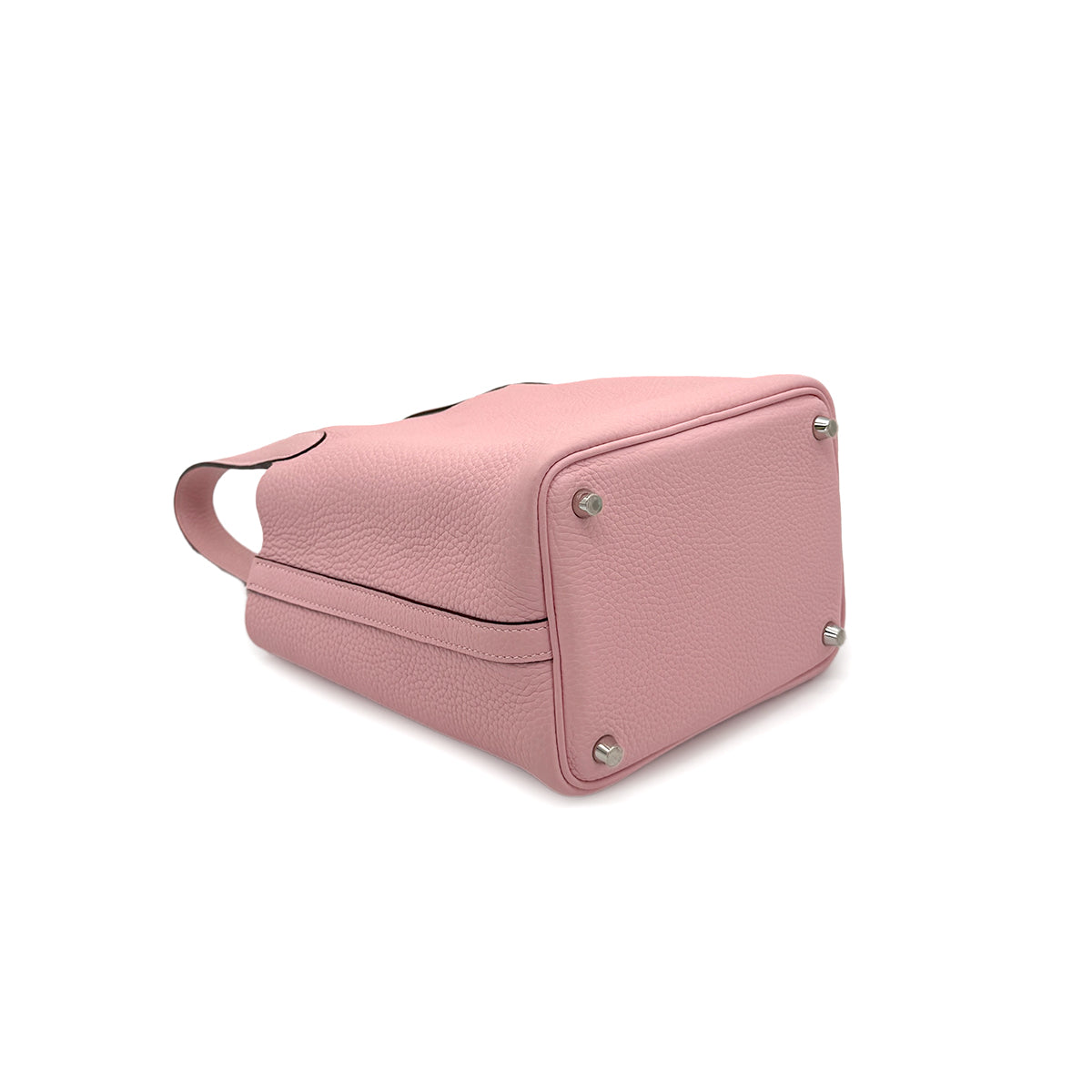 HERMES PICOTIN LOCK PM ROSE SAKURA TAURILLON CLEMENCE HAND BAG T 90275162