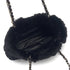 CHANEL VINTAGE CHAIN SHOULDER BAG BLACK LEATHER FUR 90275598 - PURPOSE