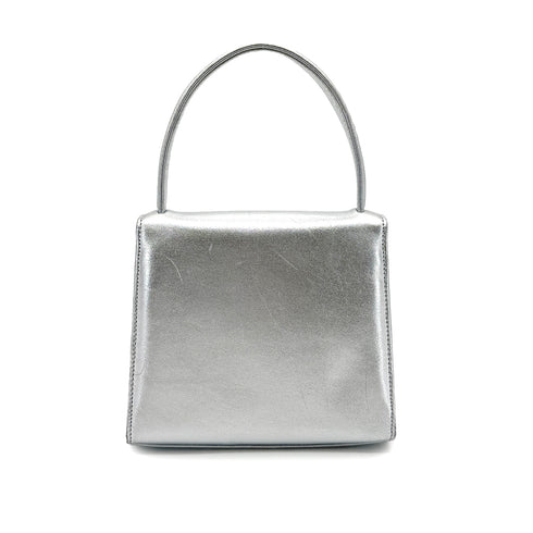 CHANEL VINTAGE HAND BAG SILVER LAMB SKIN 90275605 - PURPOSE