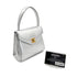 CHANEL VINTAGE HAND BAG SILVER LAMB SKIN 90275605 - PURPOSE