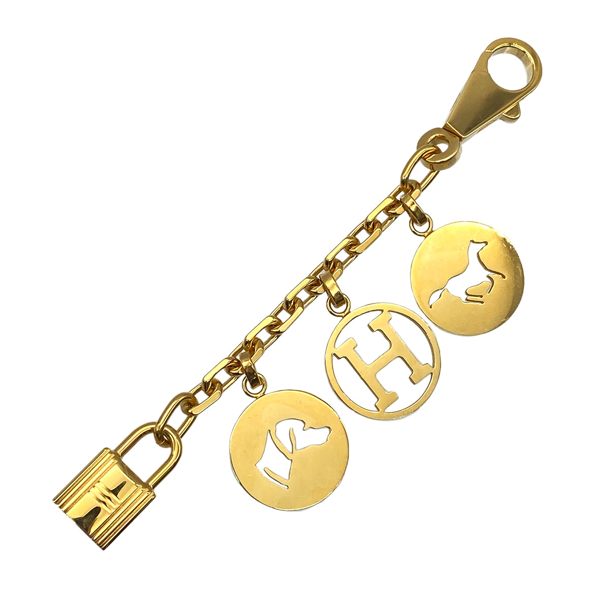 HERMES BAG CHARM AMULET 4 ACCESSORY GOLD 90275607