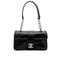 CHANEL VINTAGE TURN LOCK SHOULDER BAG BLACK CALF SKIN 90275620 - PURPOSE
