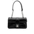CHANEL VINTAGE TURN LOCK SHOULDER BAG BLACK CALF SKIN 90275620 - PURPOSE