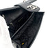 CHANEL VINTAGE TURN LOCK SHOULDER BAG BLACK CALF SKIN 90275620 - PURPOSE