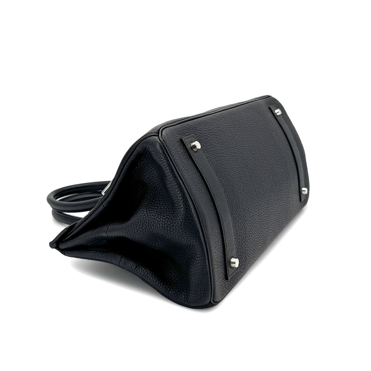 HERMES SHOULDER BIRKIN 42 BLACK TAURILLON CLEMENCE HAND BAG □I SHW 90275773