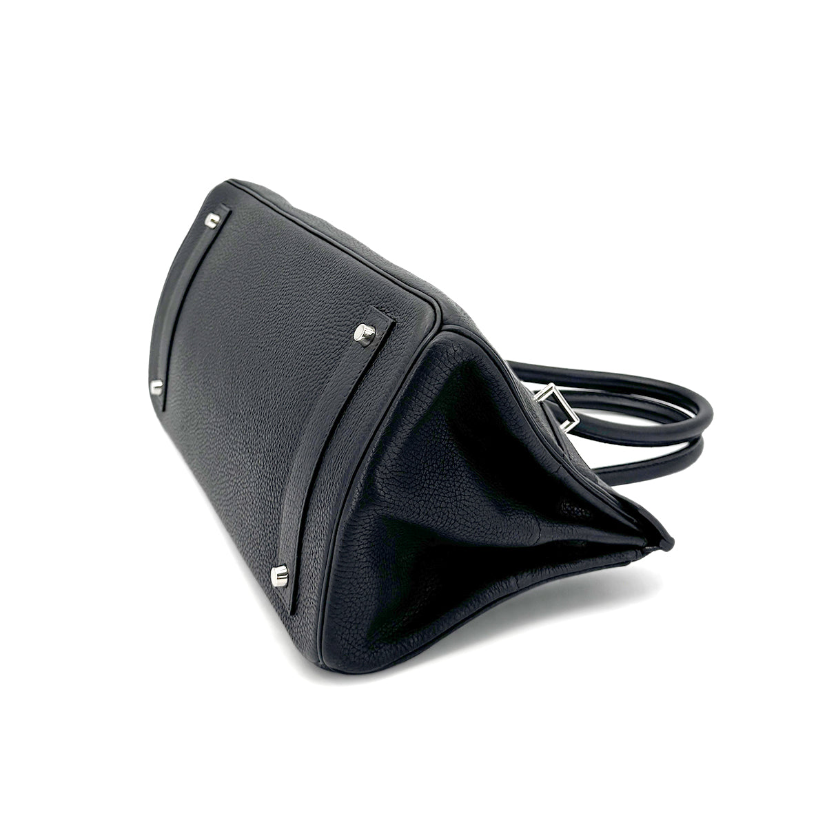 HERMES SHOULDER BIRKIN 42 BLACK TAURILLON CLEMENCE HAND BAG □I SHW 90275773