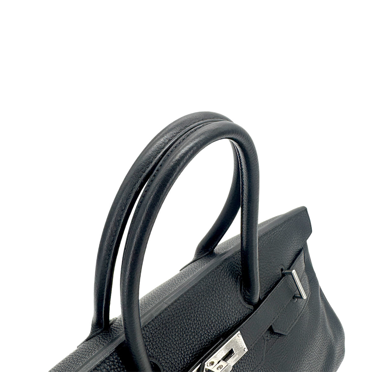 HERMES SHOULDER BIRKIN 42 BLACK TAURILLON CLEMENCE HAND BAG □I SHW 90275773