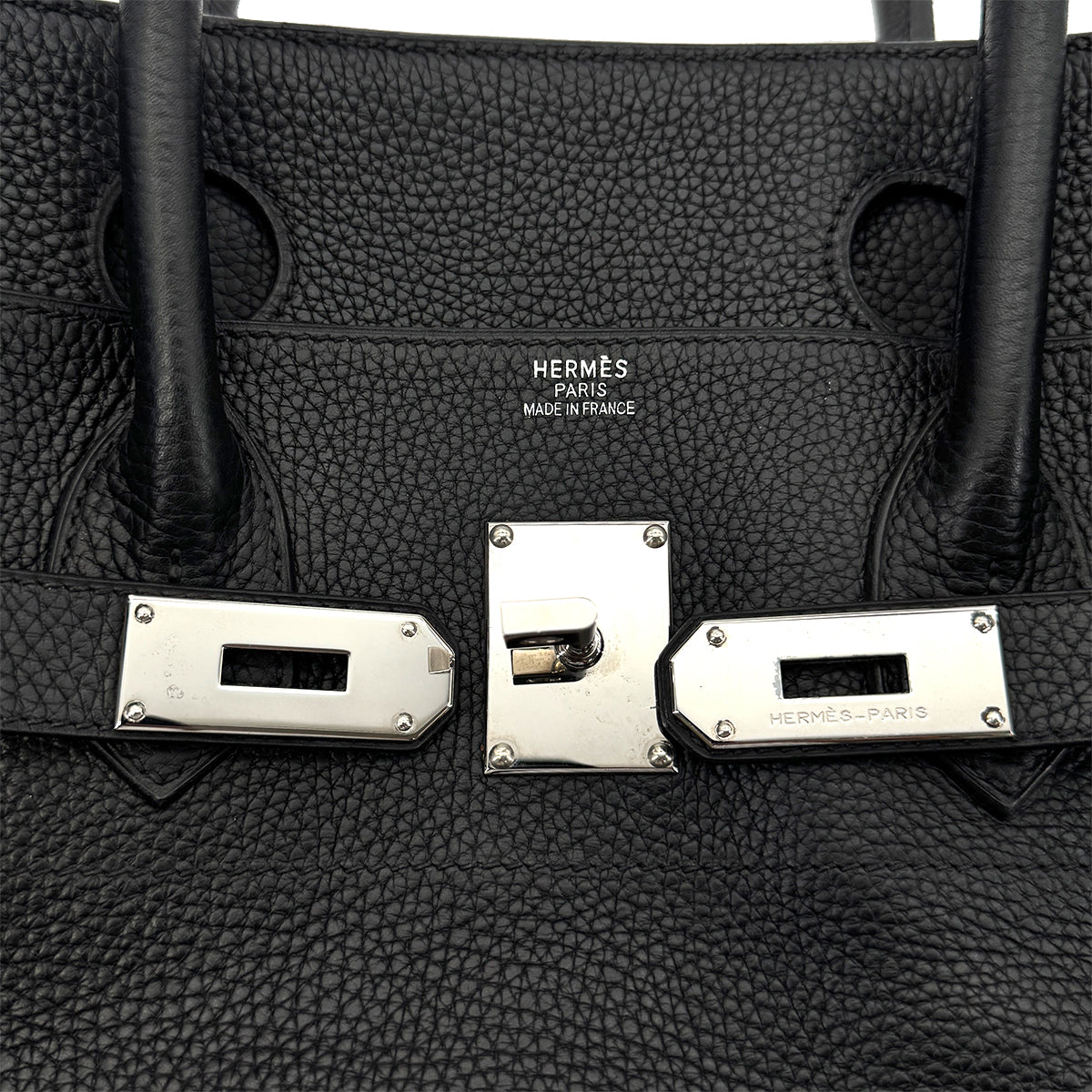 HERMES SHOULDER BIRKIN 42 BLACK TAURILLON CLEMENCE HAND BAG □I SHW 90275773
