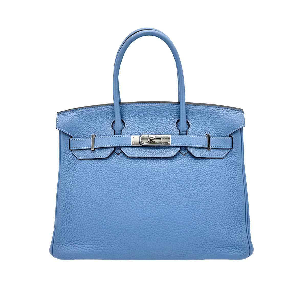 HERMES BIRKIN 30 BLUE PARADISE TAURILLON CLEMENCE HAND BAG Z SHW 90275775