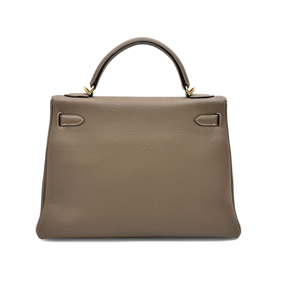 HERMES KELLY 32 RETOURNE ETOUPE TOGO HAND SHOULDER BAG □K GHW 90275777
