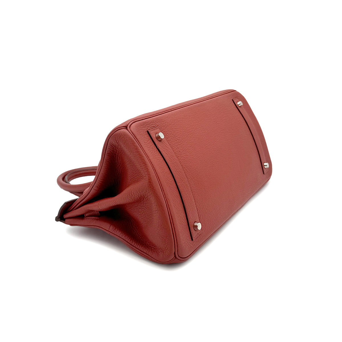 HERMES SHOULDER BIRKIN 42 RED TAURILLON CLEMENCE HAND BAG □I SHW 90275779