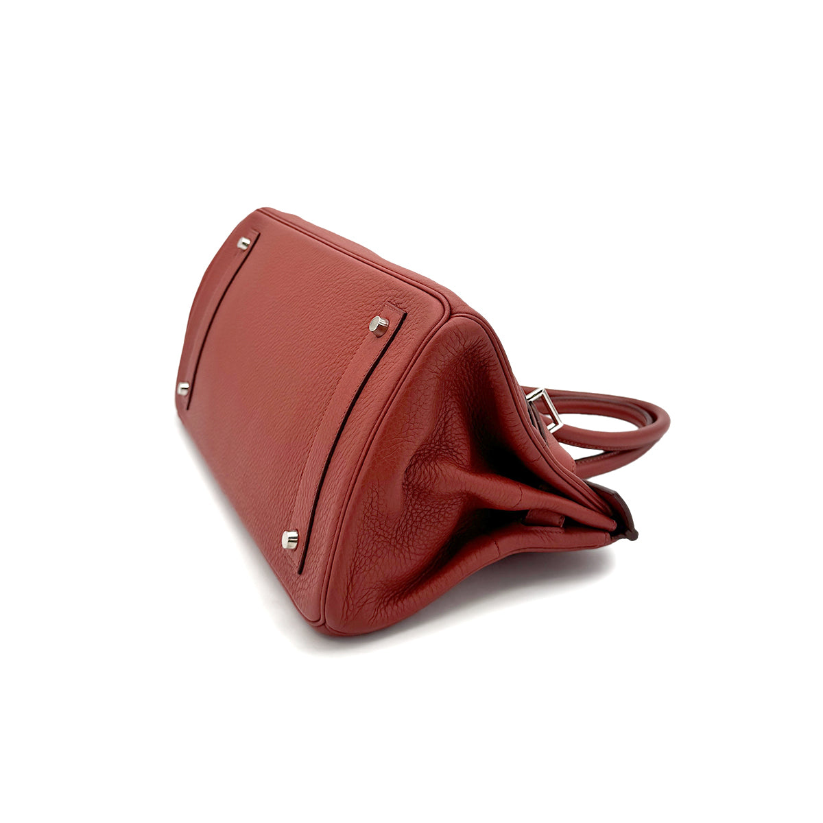 HERMES SHOULDER BIRKIN 42 RED TAURILLON CLEMENCE HAND BAG □I SHW 90275779