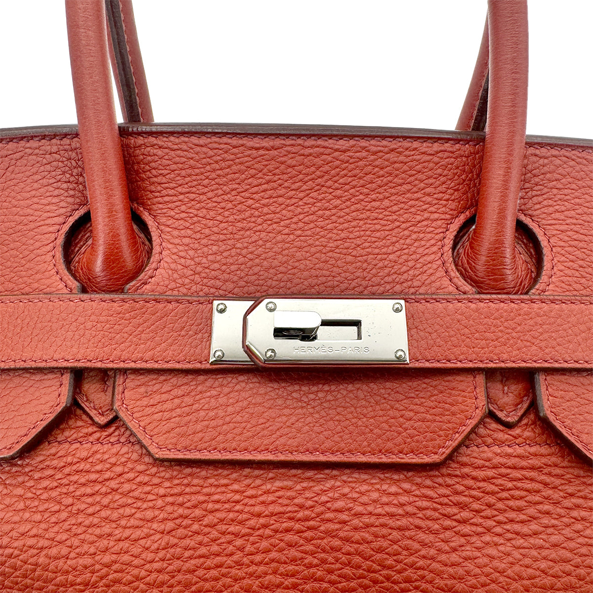 HERMES SHOULDER BIRKIN 42 RED TAURILLON CLEMENCE HAND BAG □I SHW 90275779