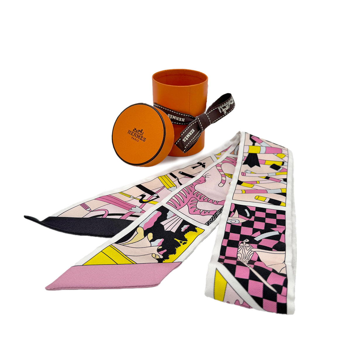 HERMES TWILLY FACTORY SUITE SCARF MULTICOLOR 90275795
