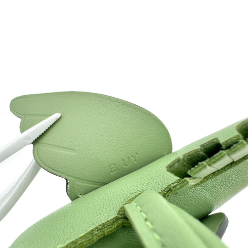 HERMES BAG CHARM RODEO PEGASUS PM VERT CRIQUET AGNEAU MILO B 90275797 - PURPOSE