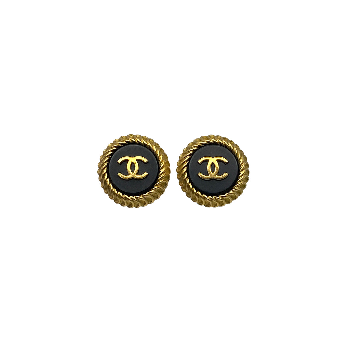 CHANEL VINTAGE EARRINGS COCOMARK ACCESSORY 95C 90275807