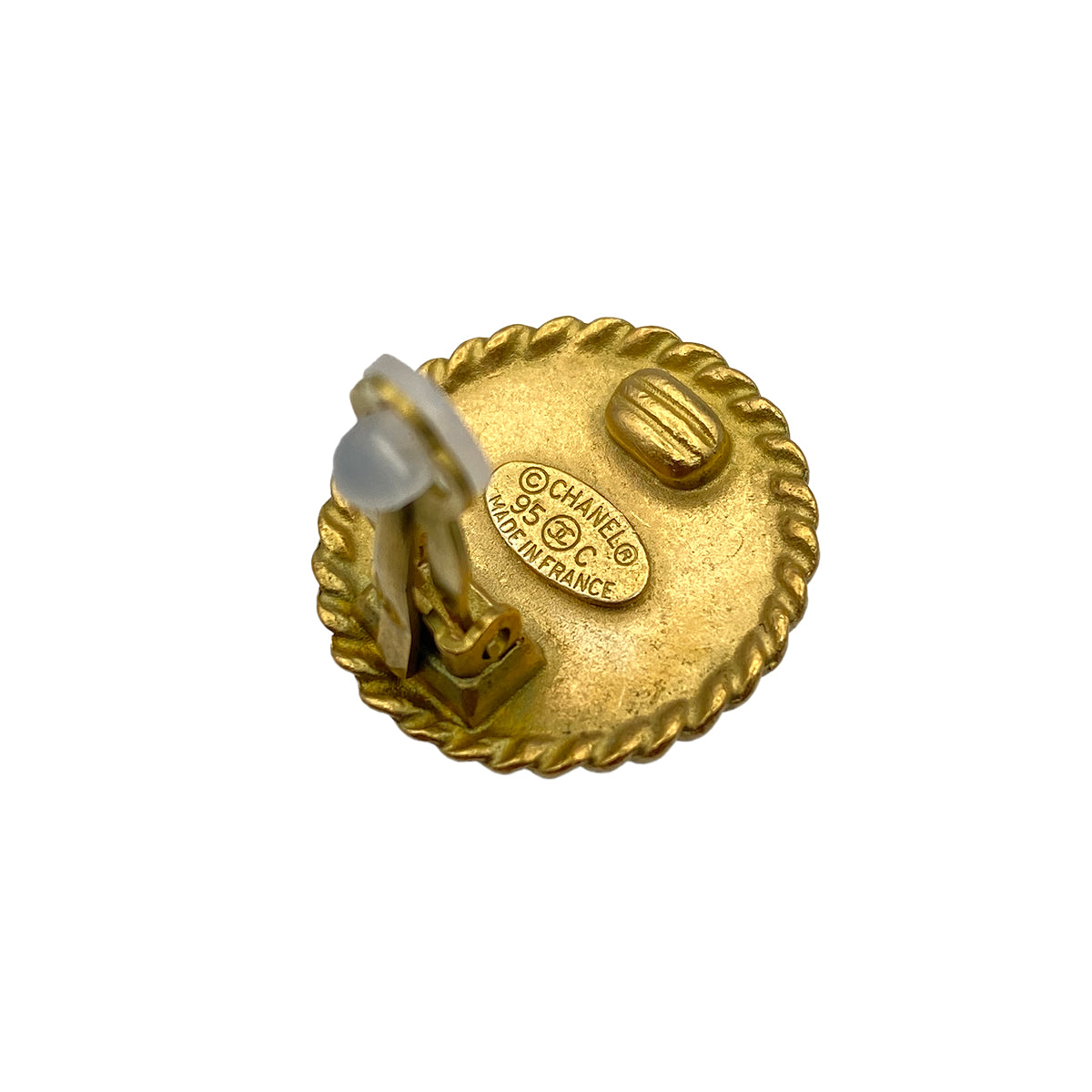 CHANEL VINTAGE EARRINGS COCOMARK ACCESSORY 95C 90275807