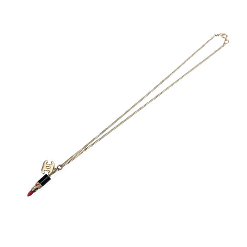 CHANEL NECKLACE LIP MOTIF COCOMARK RHINESTONE ACCESSORY 04A 90275808 - PURPOSE