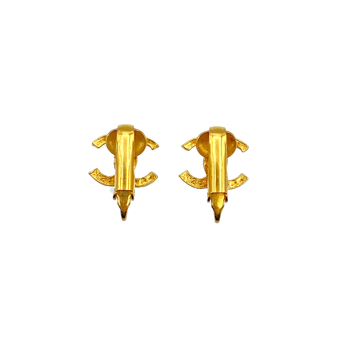 CHANEL VINTAGE EARRINGS COCOMARK GOLD ACCESSORY 90275809
