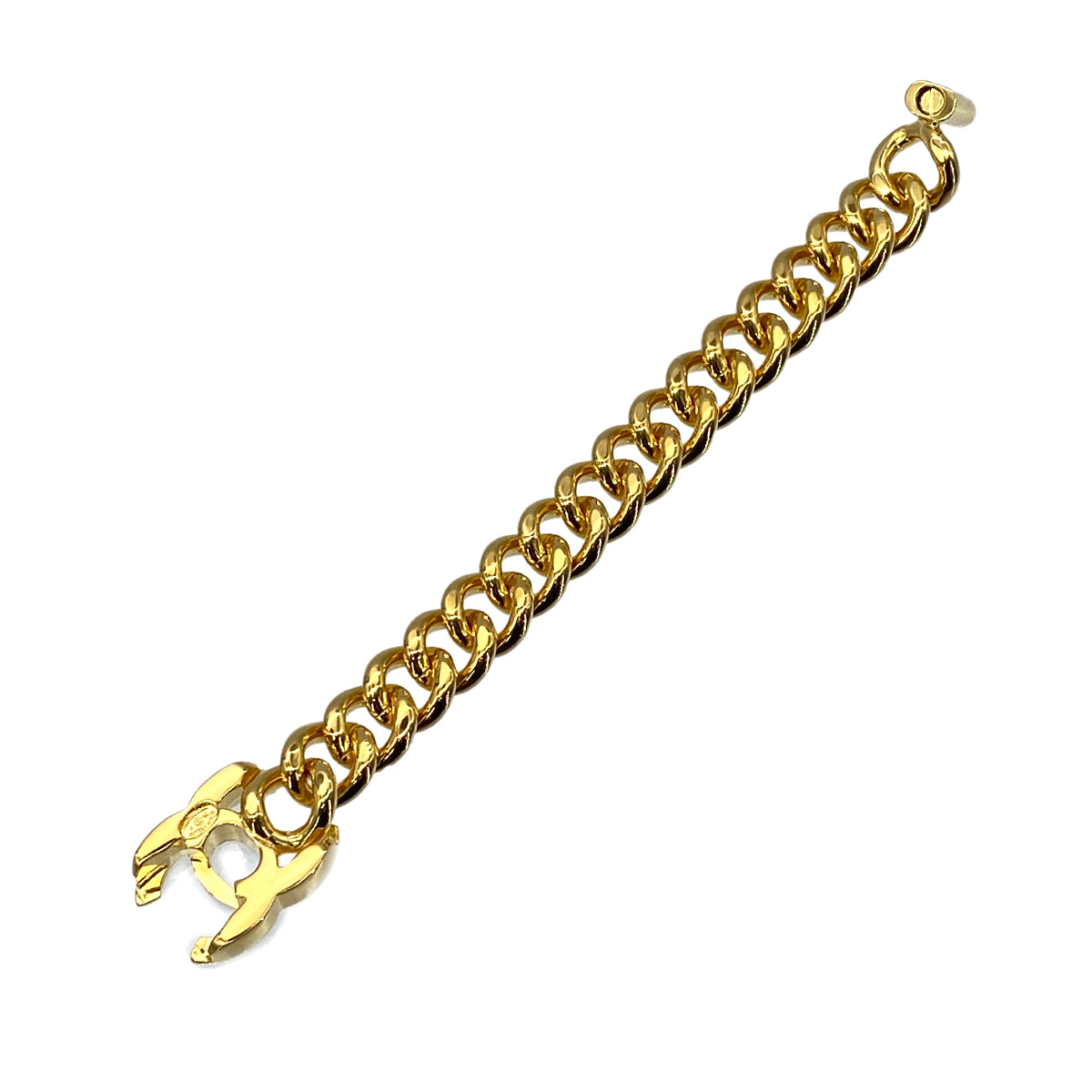 CHANEL VINTAGE BRACELET COCOMARK TURN LOCK GOLD ACCESSORY 96P 90275819