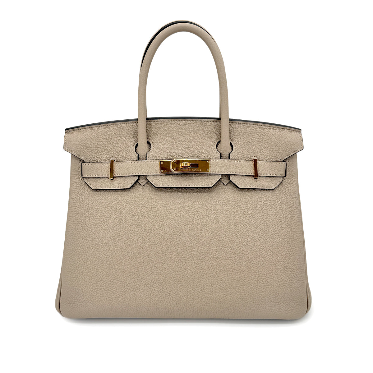 HERMES BIRKIN 30 GRIS TOURTERELLE TOGO HAND BAG C GHW 90275888