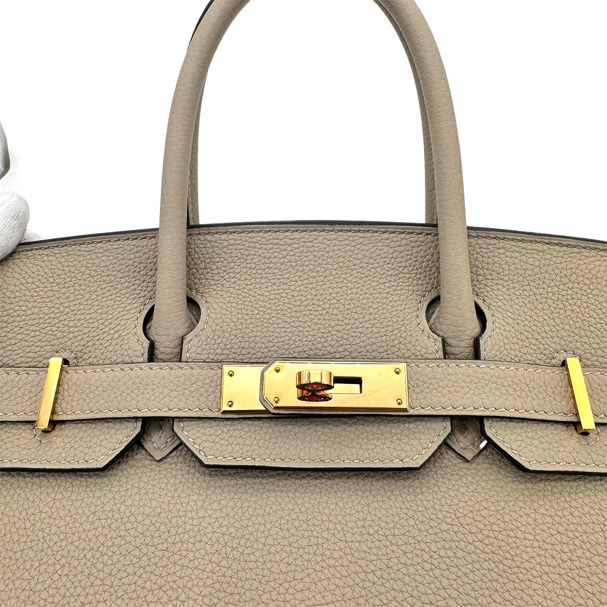 HERMES BIRKIN 30 GRIS TOURTERELLE TOGO HAND BAG C GHW 90275888