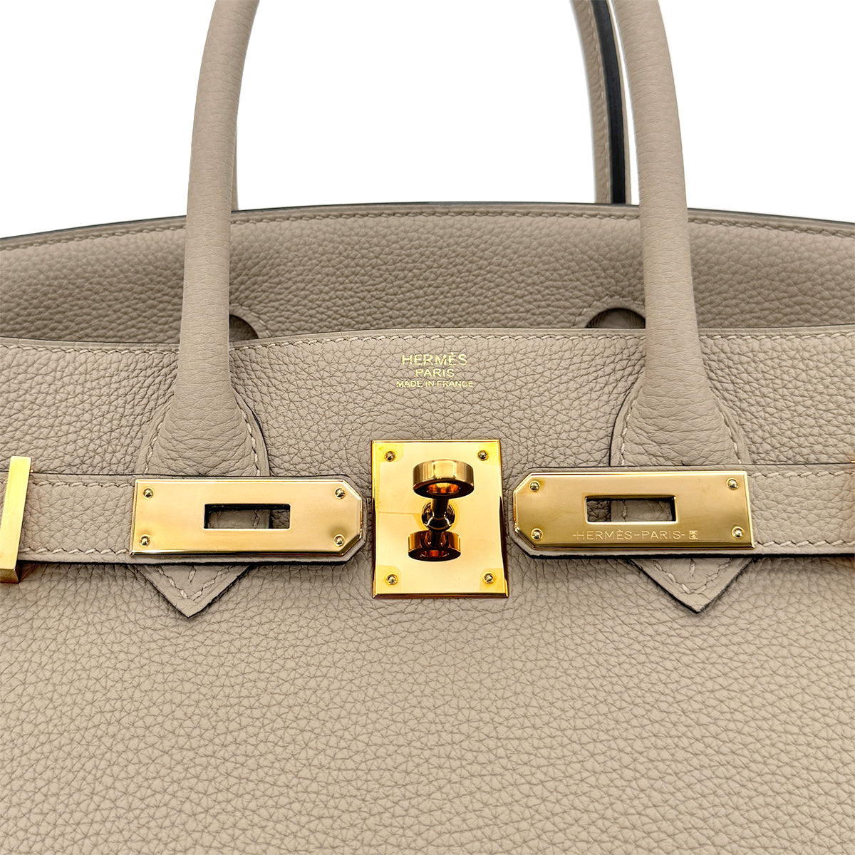 HERMES BIRKIN 30 GRIS TOURTERELLE TOGO HAND BAG C GHW 90275888