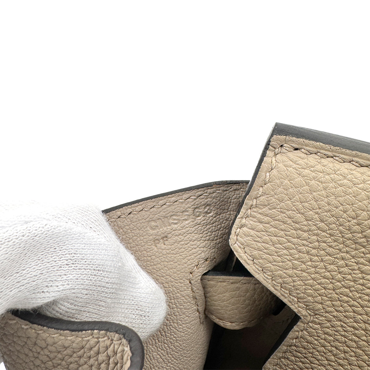 HERMES BIRKIN 30 GRIS TOURTERELLE TOGO HAND BAG C GHW 90275888